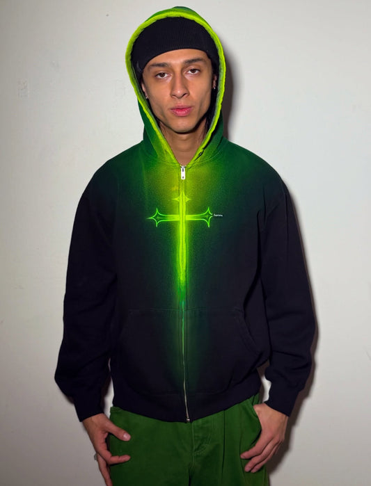 Virgin Mary Airbrushed Graphic Hoodie