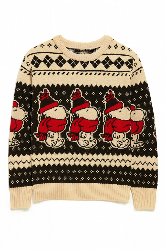 Snoopy Holiday Knit Sweater