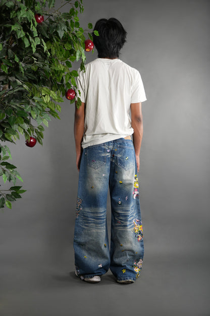 Embroidered Eden Denim (Premade)