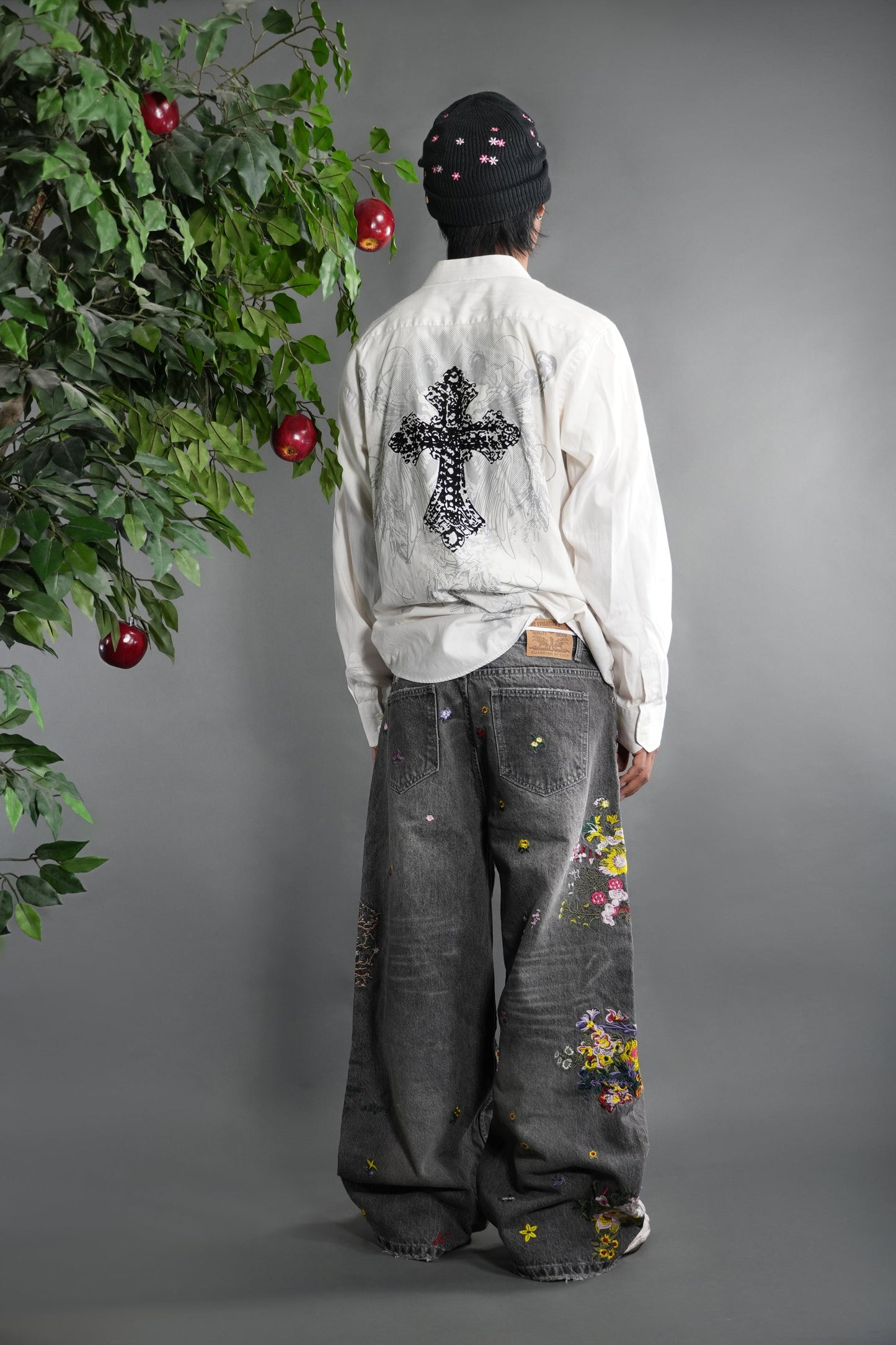 Embroidered Eden Denim (Premade)