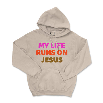 My Life Runs On Jesus Hoodie