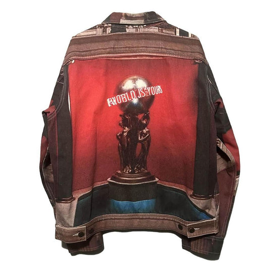 “The World Is Yours” Graphic Jacket
