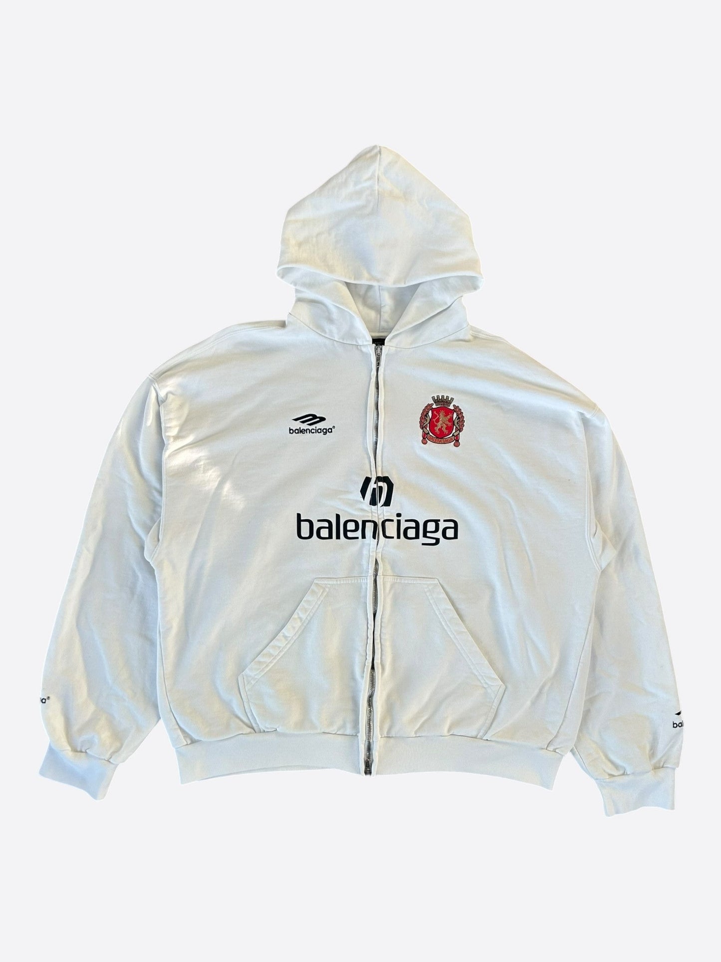 Soccer Graphic Zip Up Hoodie